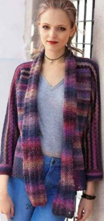 жакет с рукавами летучая мышь