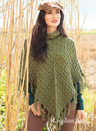 Пончо с узором