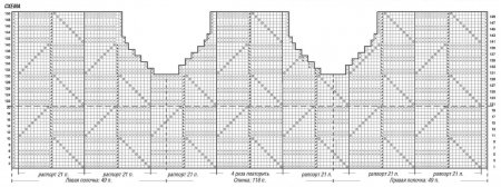 жакет с поясом спицами схема