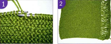 Шарф-снуд спицами описание