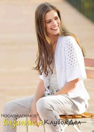 Жакет без застежки