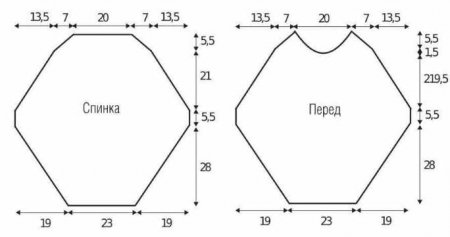 Пончо, шапка и митенки спицами схема