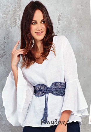 пояс крючком