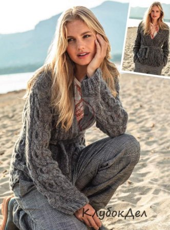 жакет с поясом